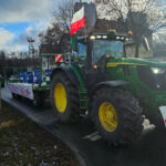 protest rolników Zielona Góra - strajk rolników utrudnienia