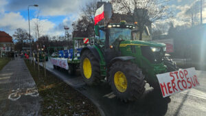 Protest rolników sparaliżuje Zieloną Górę. Ciągniki wyjechały na ulice miasta