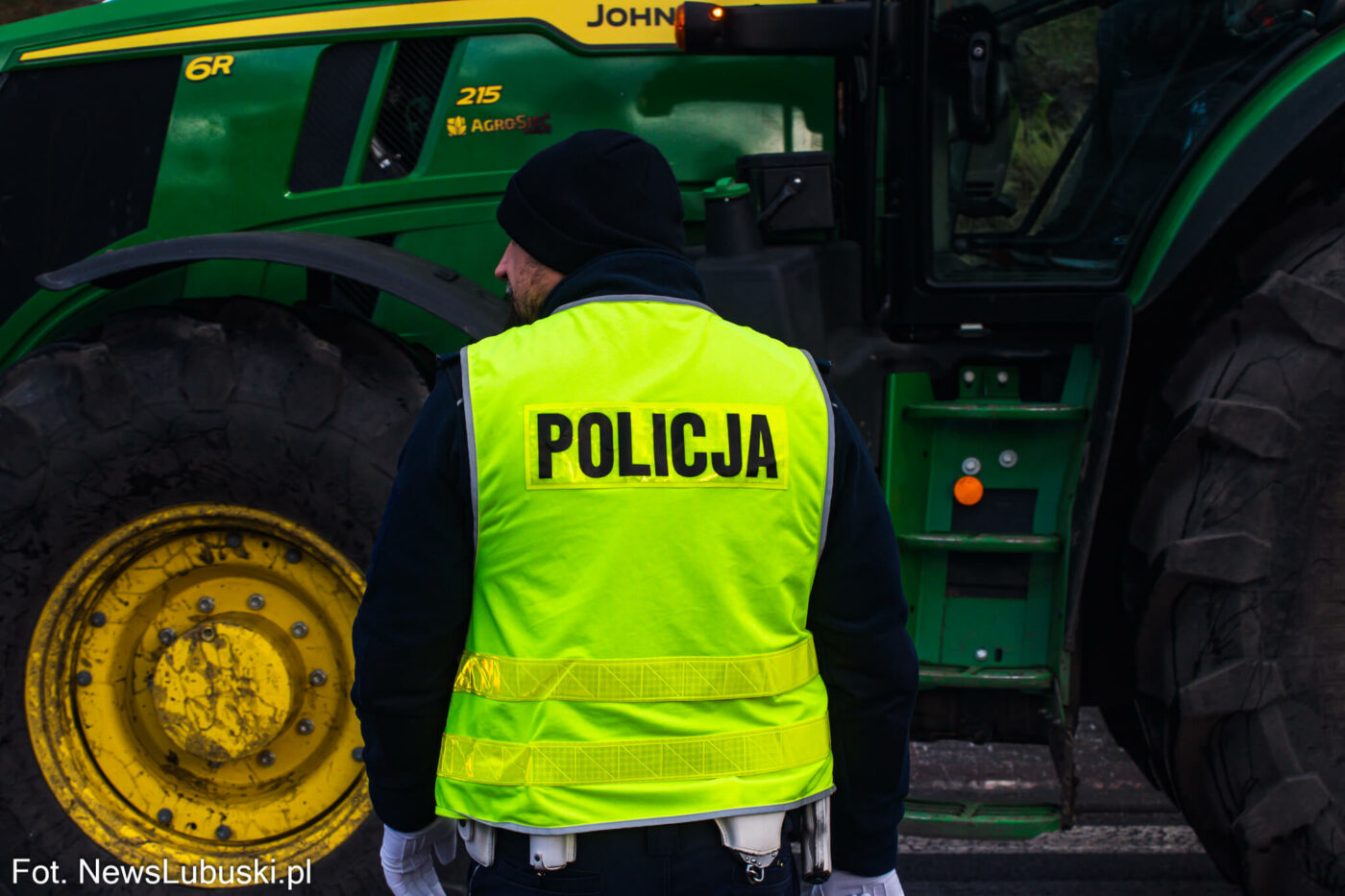 protest rolnik&oacute;w Zielona G&oacute;ra - Mercosur protest