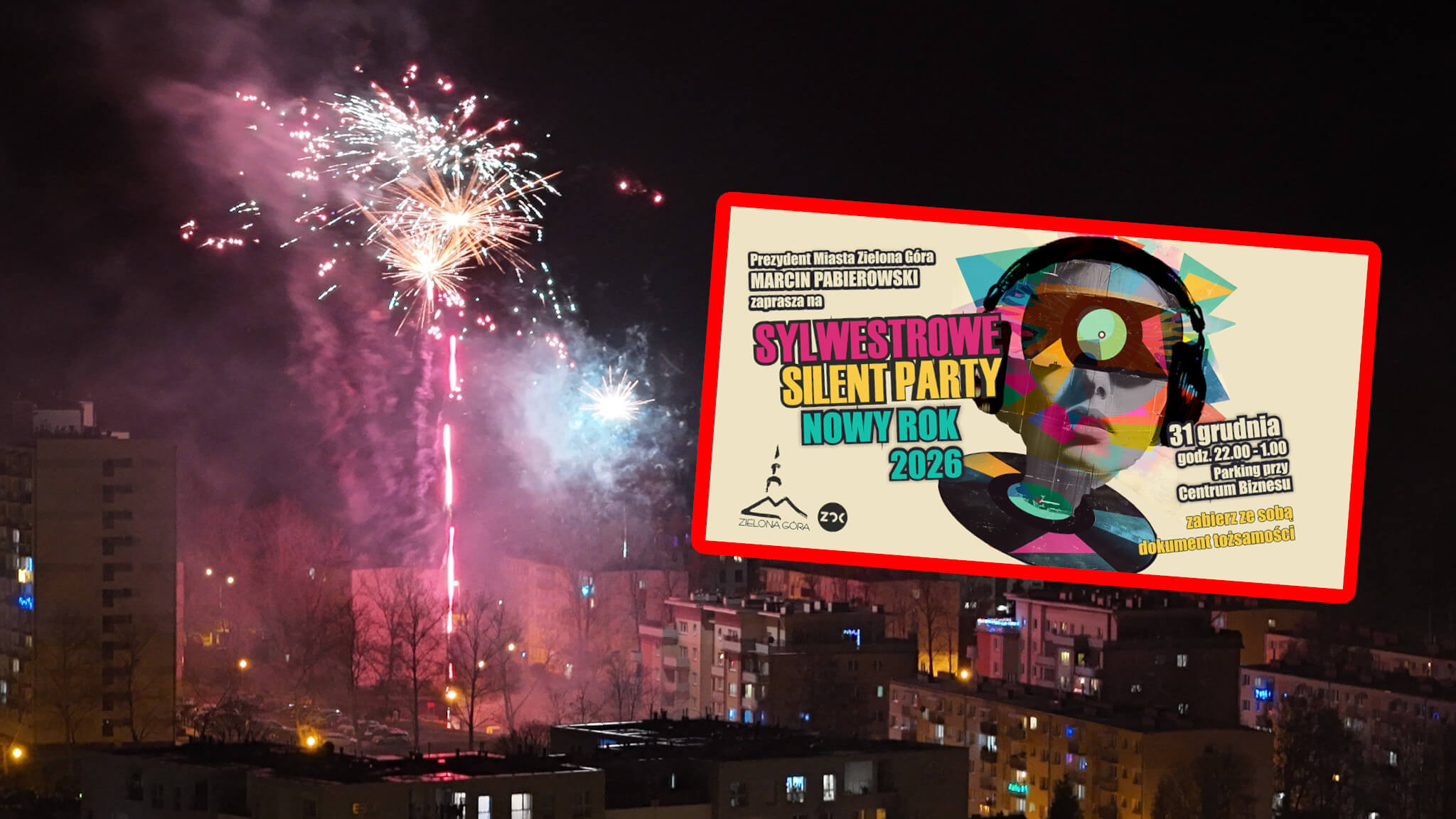 Sylwester Zielona Góra 2025 - Silent Sylwester
