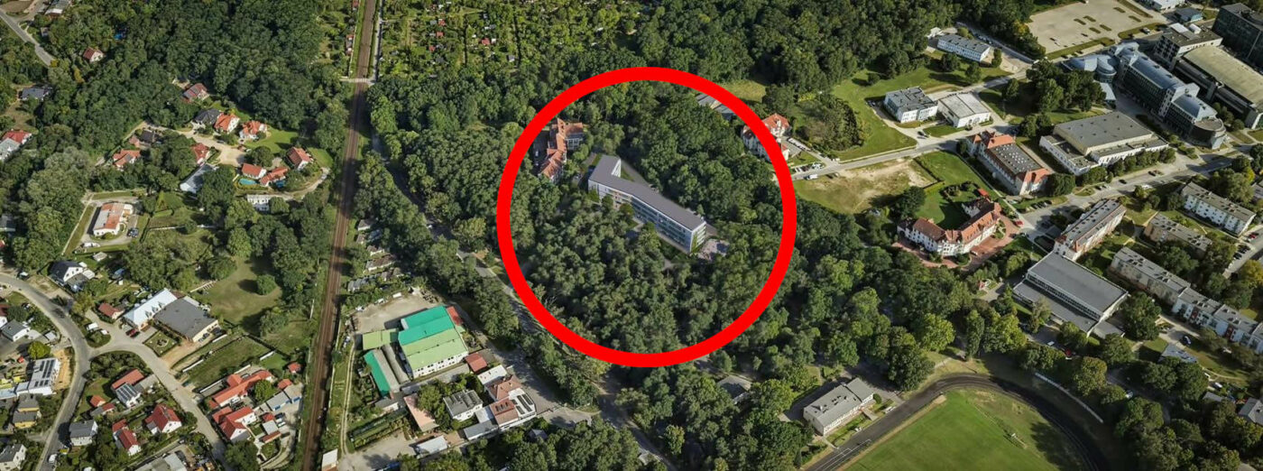 nowy szpital psychiatryczny Zielona G&oacute;ra Wyspiańskiego