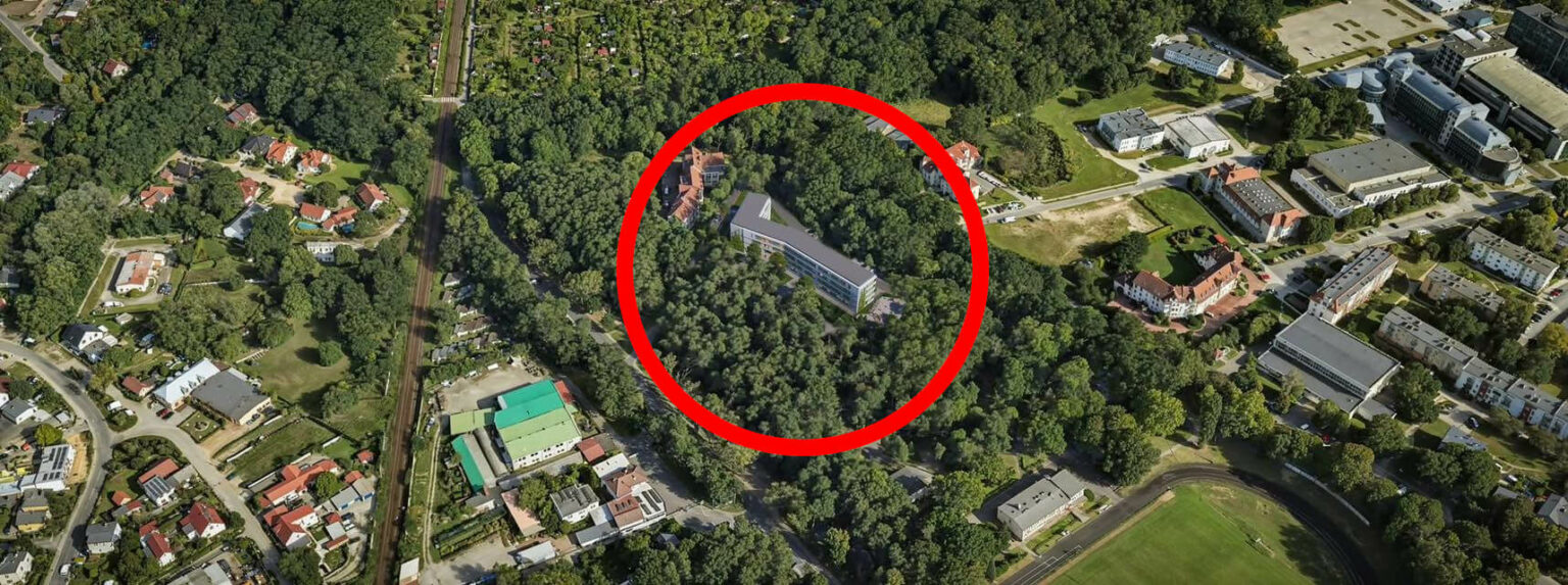 nowy szpital psychiatryczny Zielona G&oacute;ra Wyspiańskiego