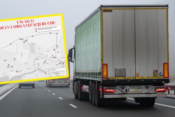 zakaz ciężarówek Szprotawa - zmiana organizacji ruchu Szprotawa
