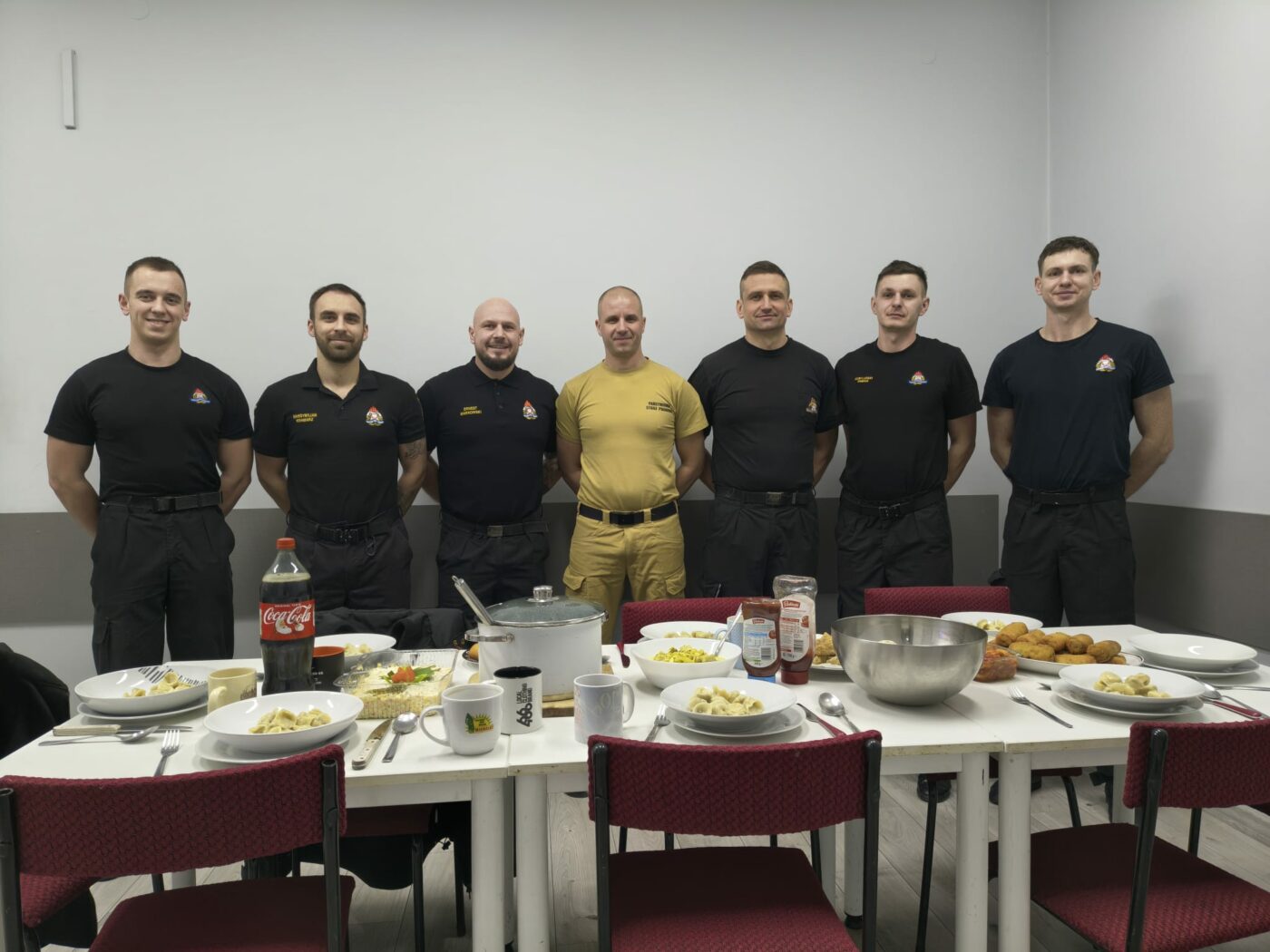 wigilia na służbie - lubuscy strażacy Wigilia