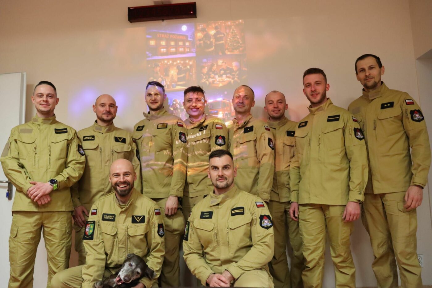 wigilia na służbie - lubuscy strażacy Wigilia