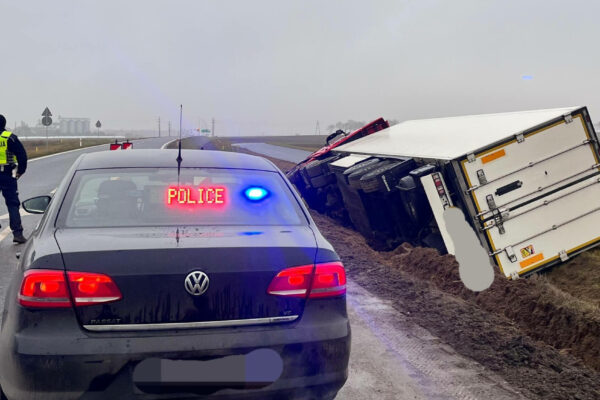 ciężarówka DK22 Strzelce Krajeńskie - Wypadek DK22