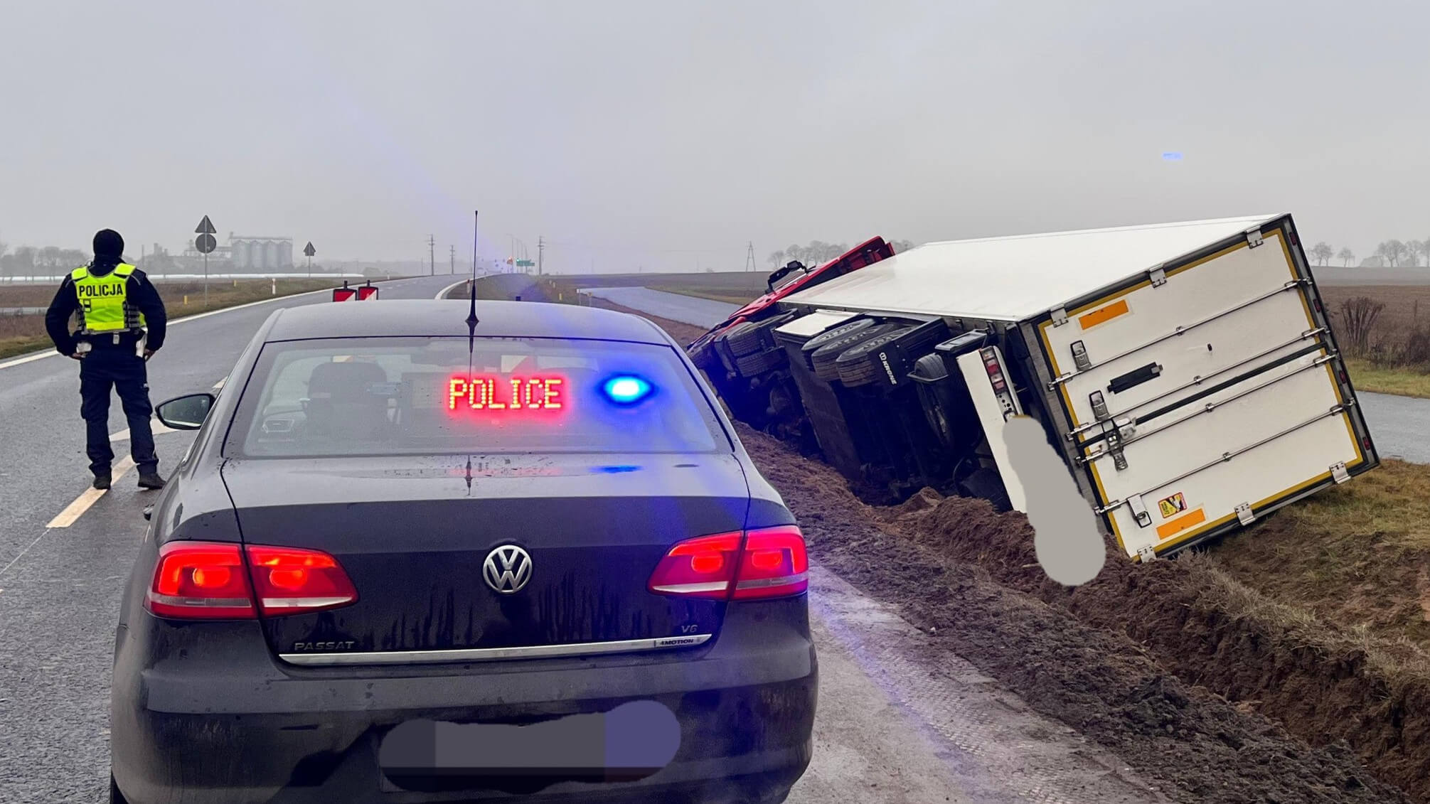 ciężarówka DK22 Strzelce Krajeńskie - Wypadek DK22