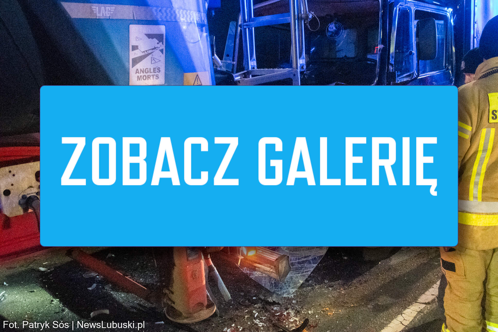 Wypadek na DK27 w Nowogrodzie Bobrzańskim. Bus rozbił się o ciężarówkę Wypadek na DK27 - Wypadek Nowogród Bobrzański