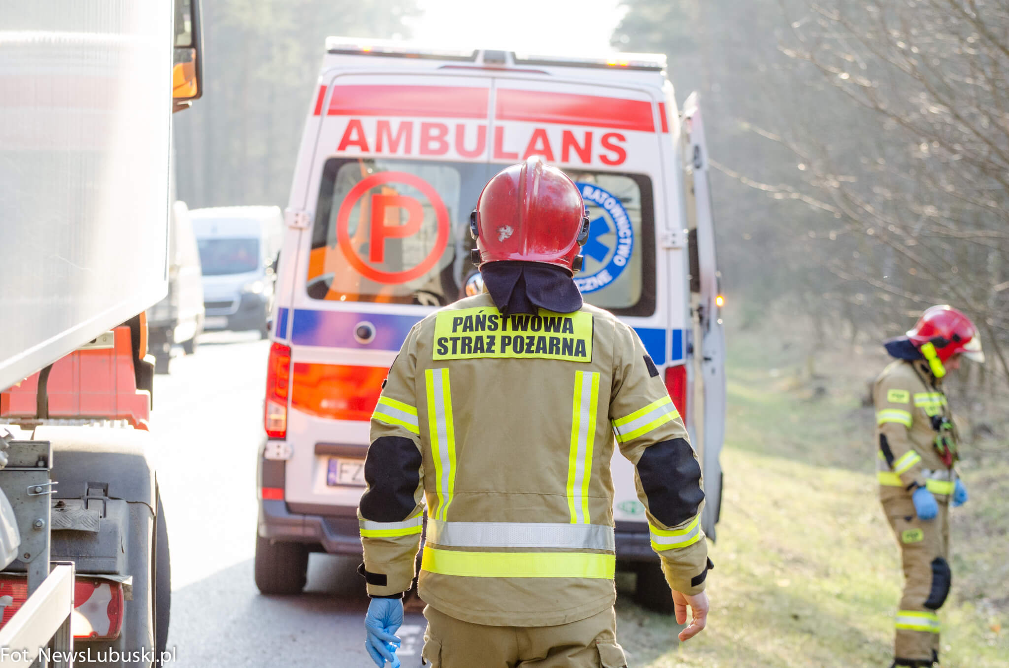 Wypadek na DK32 - Wypadek Sulechów