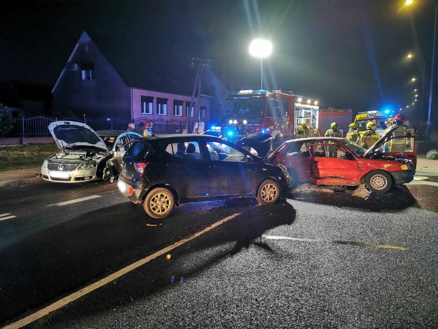 Wypadek na DK29 - Wypadek Cybinka