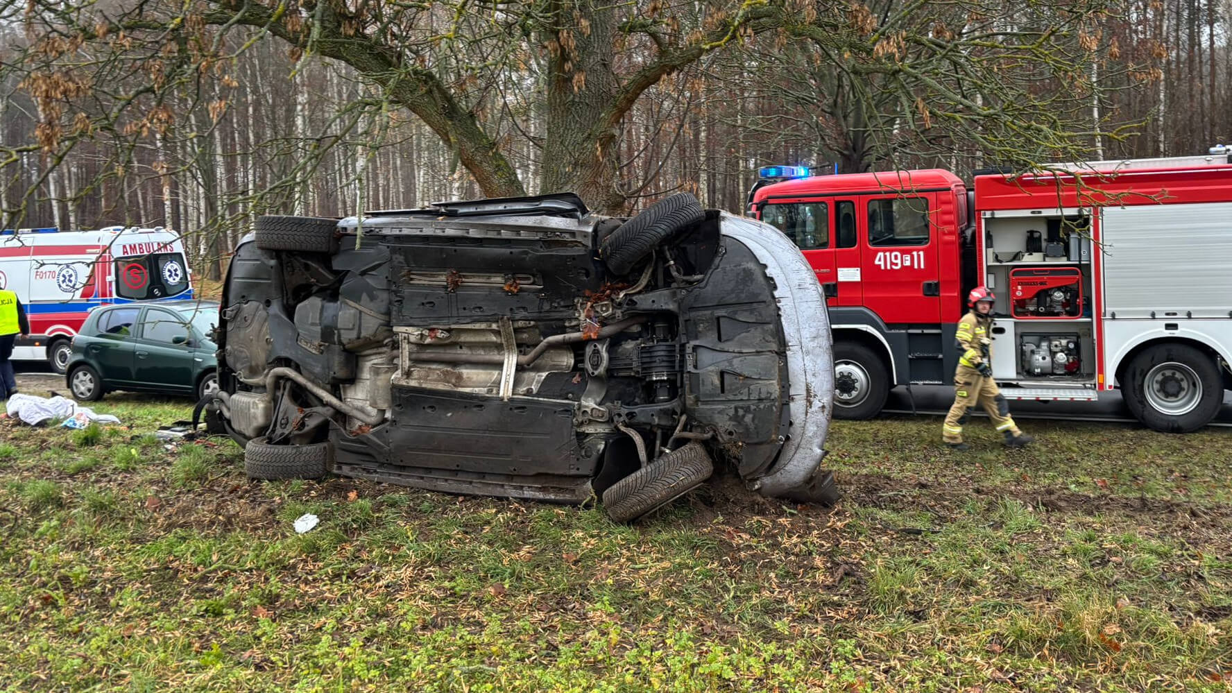 Wypadek na DW136 - Wypadek Lubniewice