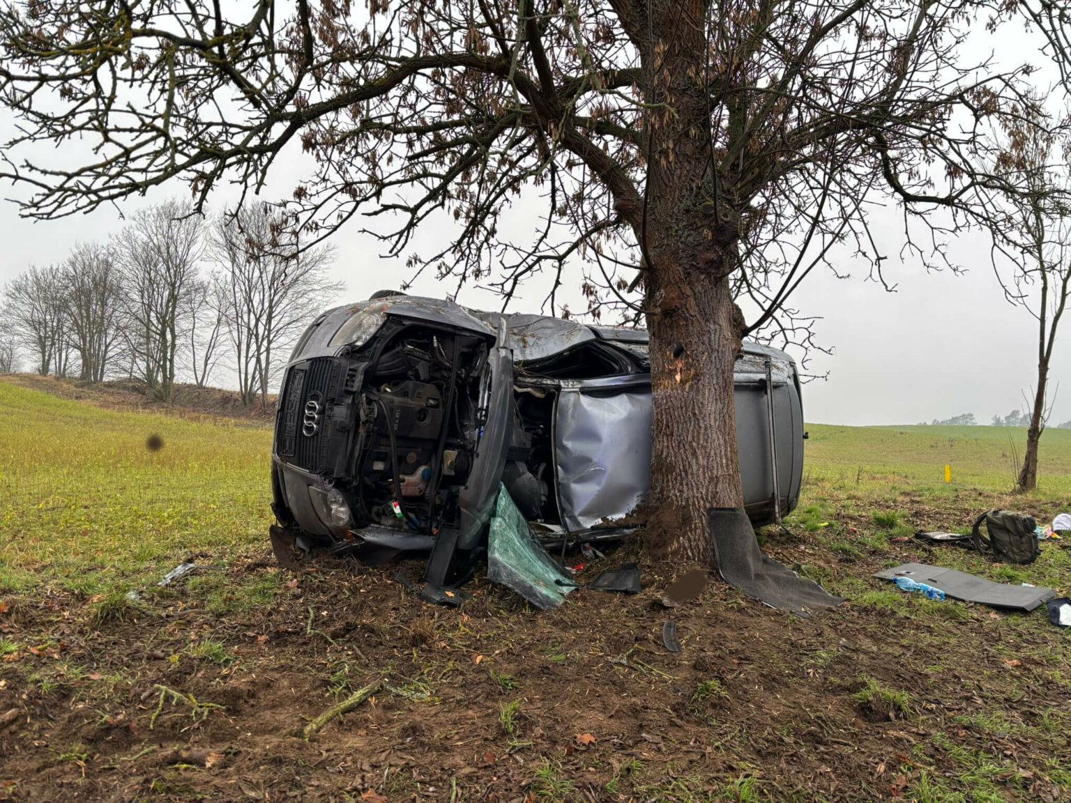 Wypadek na DW136 - Wypadek Lubniewice