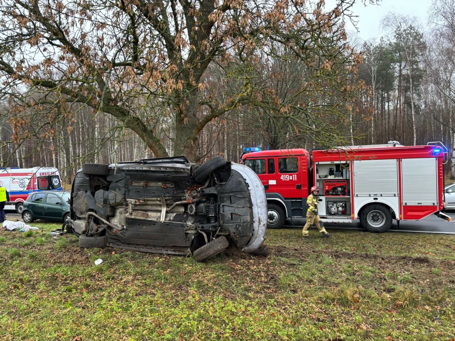 Wypadek na DW136 - Wypadek Lubniewice