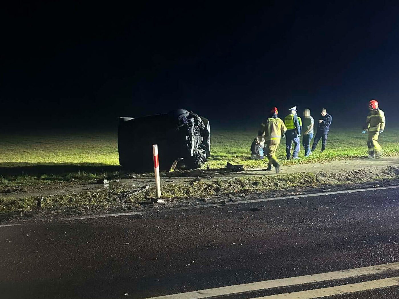 Wypadek amerykańskich żołnierzy - Wypadek na DW295. Wypadek Żagań