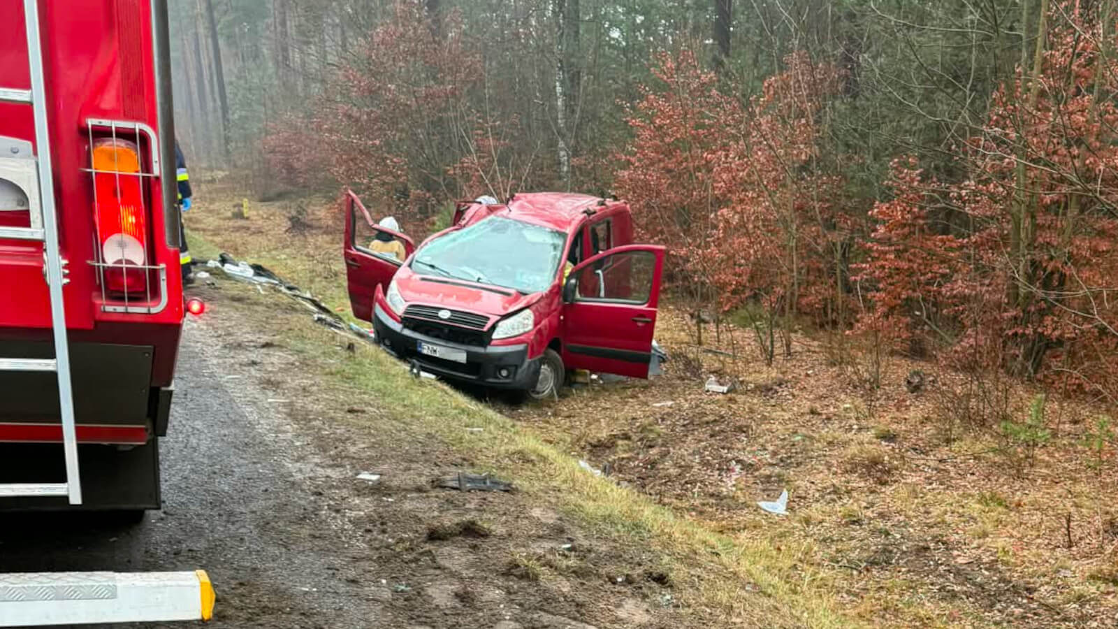 Wypadek na DW295 - Wypadek Nowogród Bobrzański
