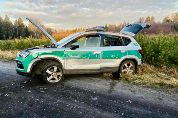 Wypadek Lubsko - Wypadek Dłużek. Straż Graniczna