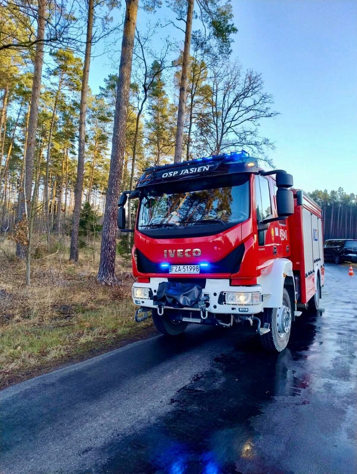 Wypadek Lubsko - Wypadek Dłużek. Straż Graniczna