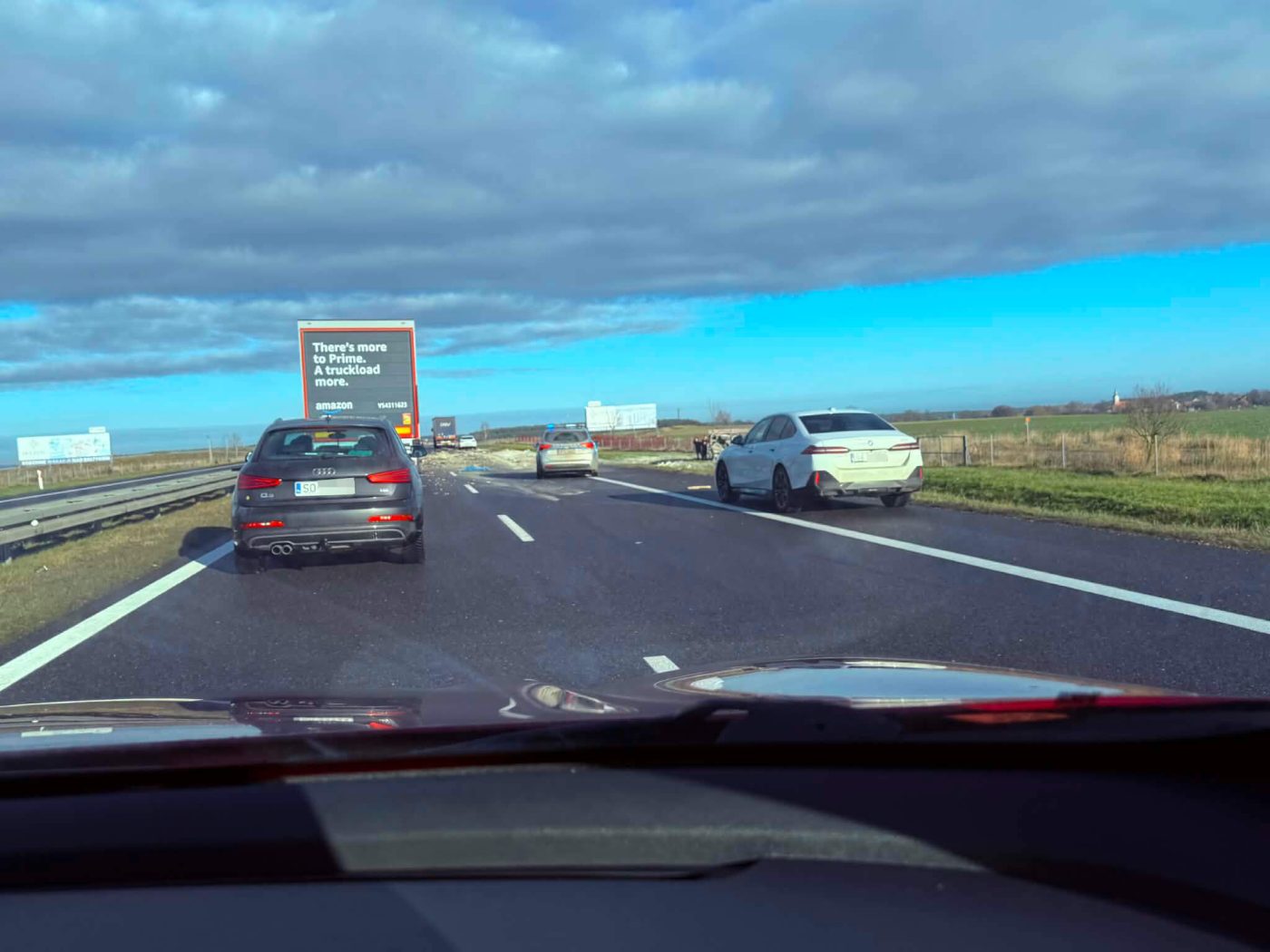 Wypadek na S3 - Wypadek Świebodzin. Sytuacja na S3