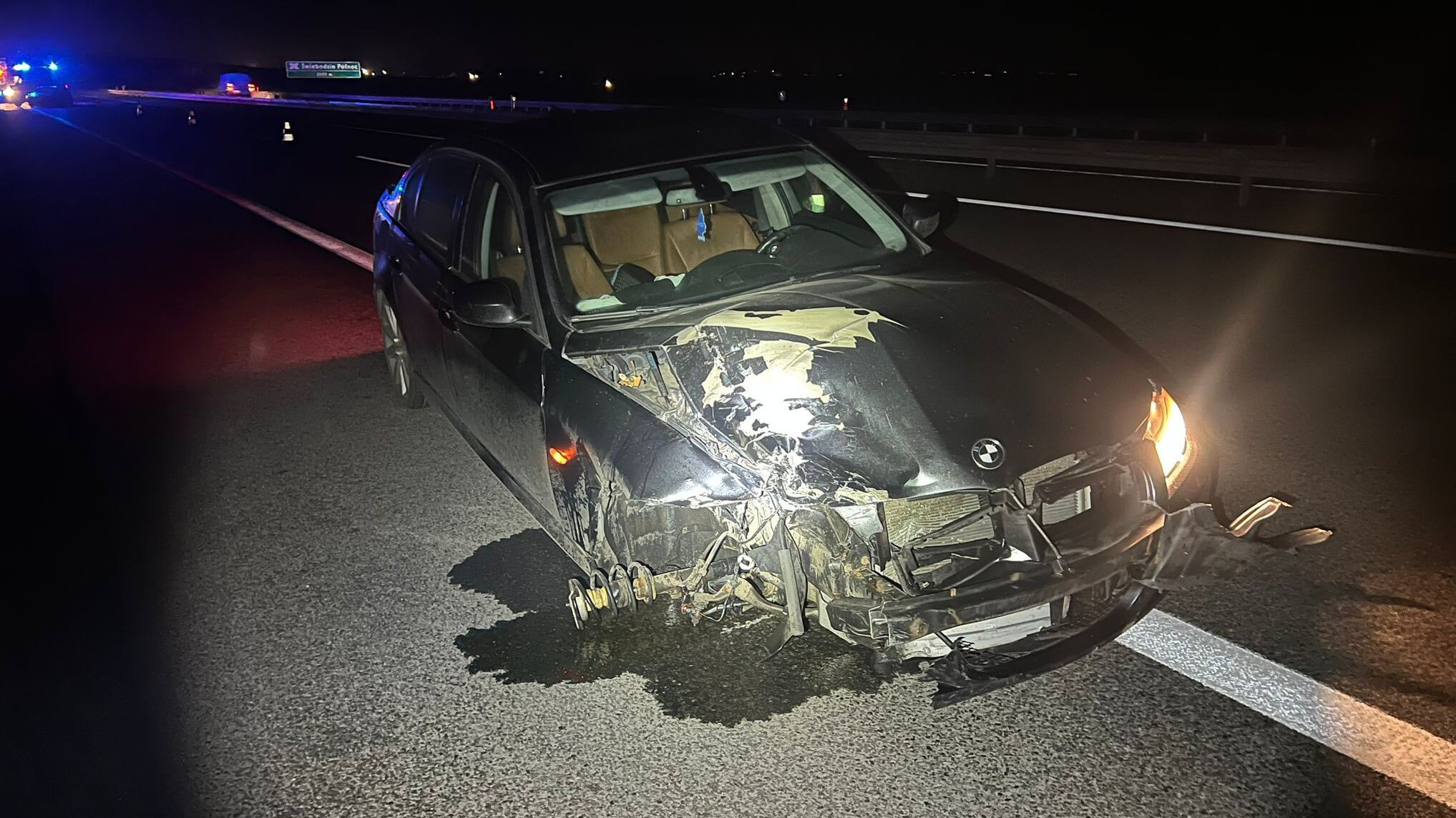 Wypadek na S3 - Wypadek Świebodzin. Sytuacja na S3