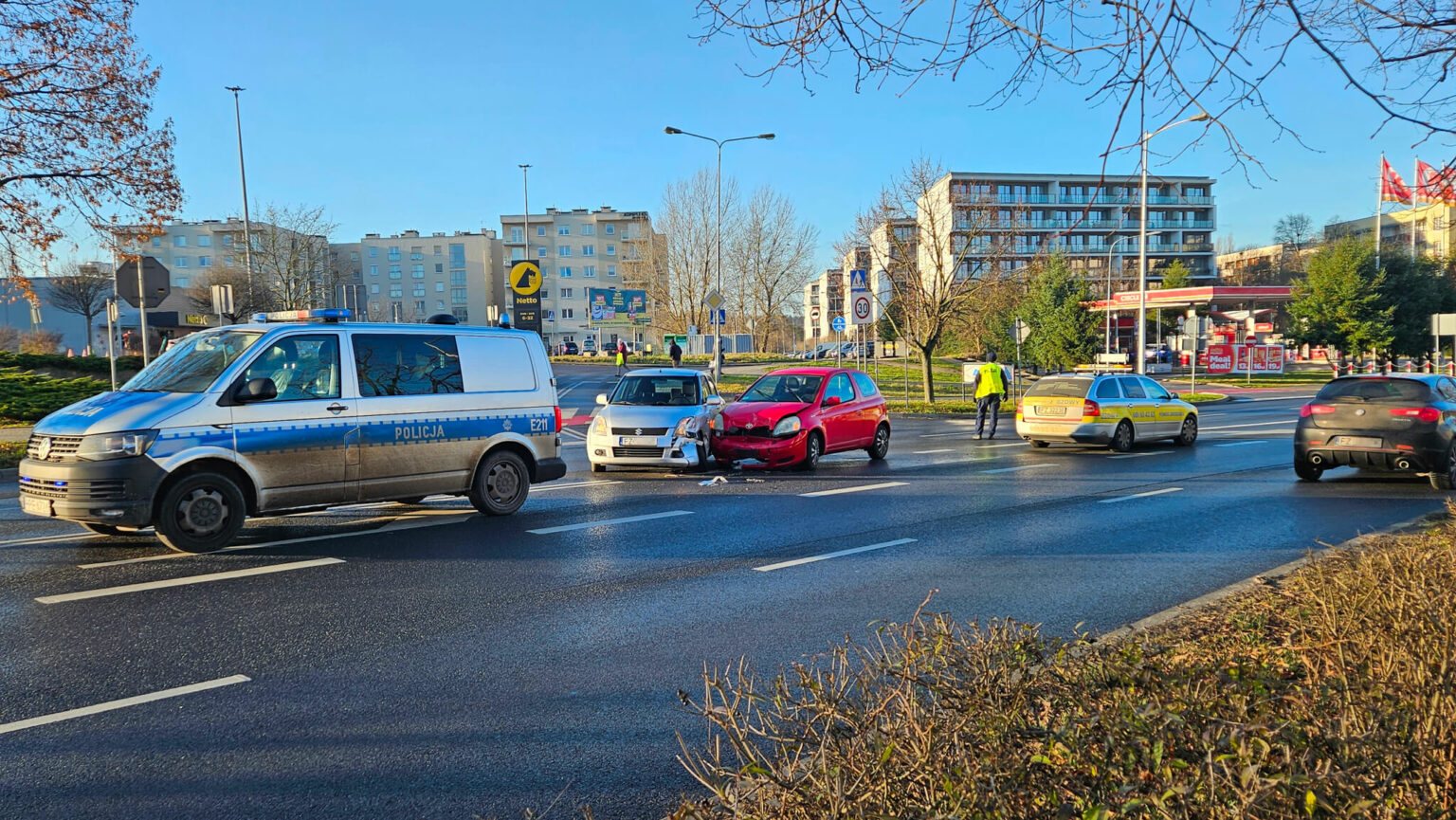 Wypadek Zielona G&oacute;ra - kolizja Zielona G&oacute;ra