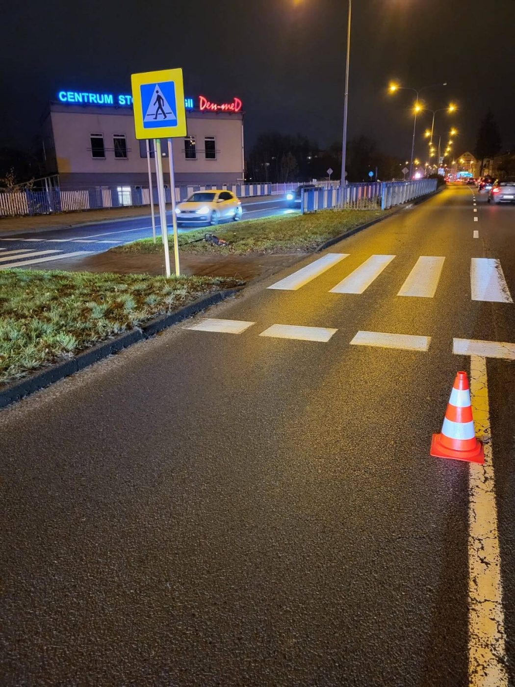 Wypadek Zielona Góra Łużycka - Potrącenie Zielona Góra