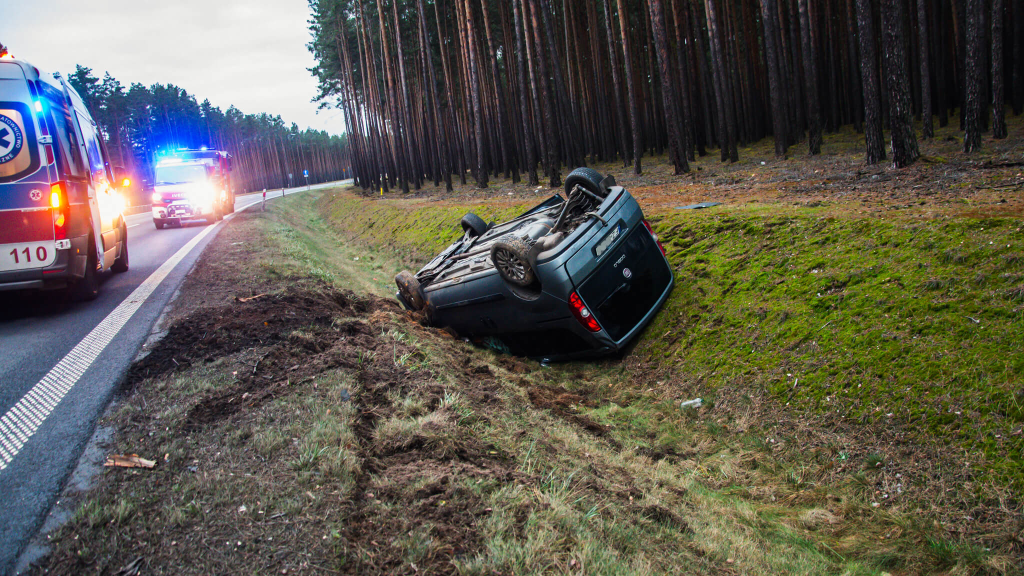 Wypadek Zielona Góra - Południowa Obwodnica Zielonej Góry