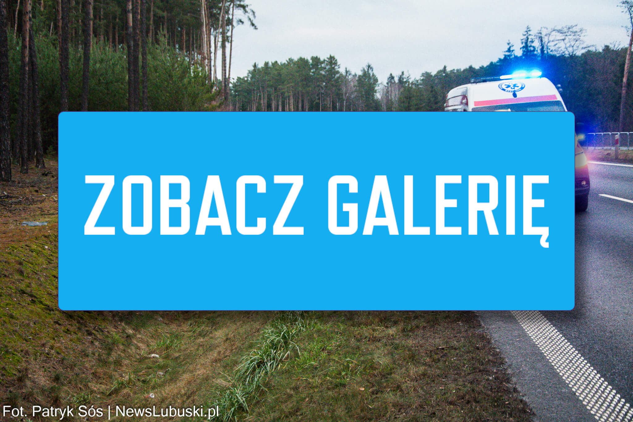 Wypadek Zielona Góra - Południowa Obwodnica Zielonej Góry