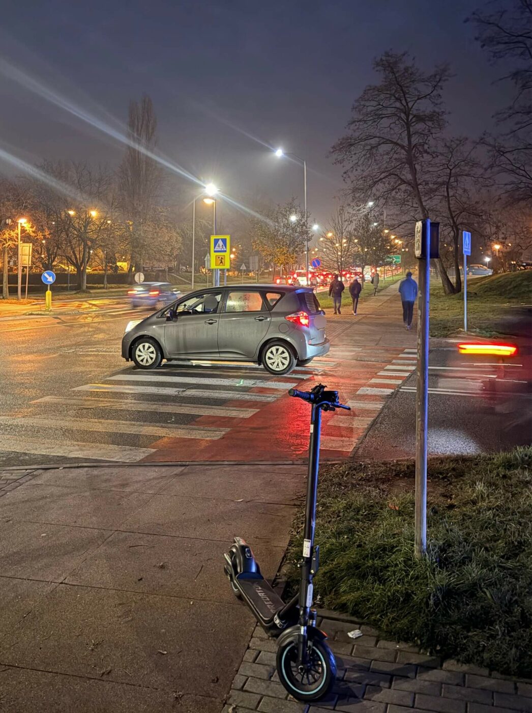 Potrącenie Zielona Góra - Wypadek Zielona Góra. hulajnoga elektryczna