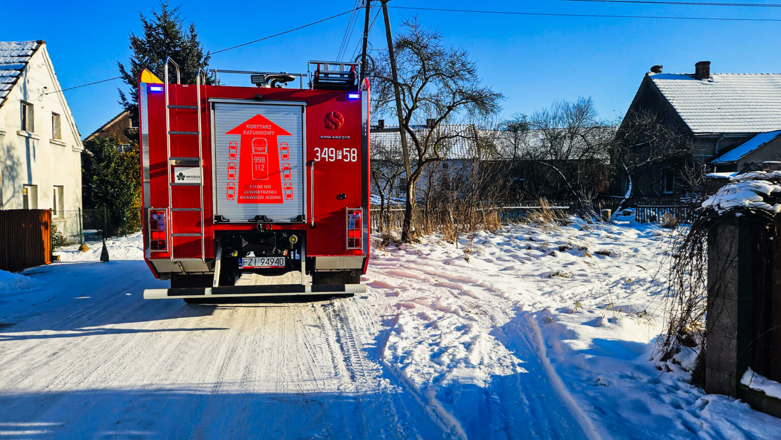Akcja służb koło Zielonej G&oacute;ry - Koźla LPR Zielona G&oacute;ra