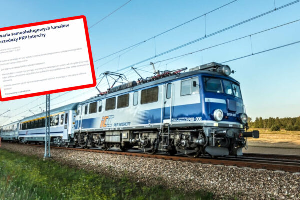 awaria PKP Intercity - sprzedaż biletów PKP Intercity