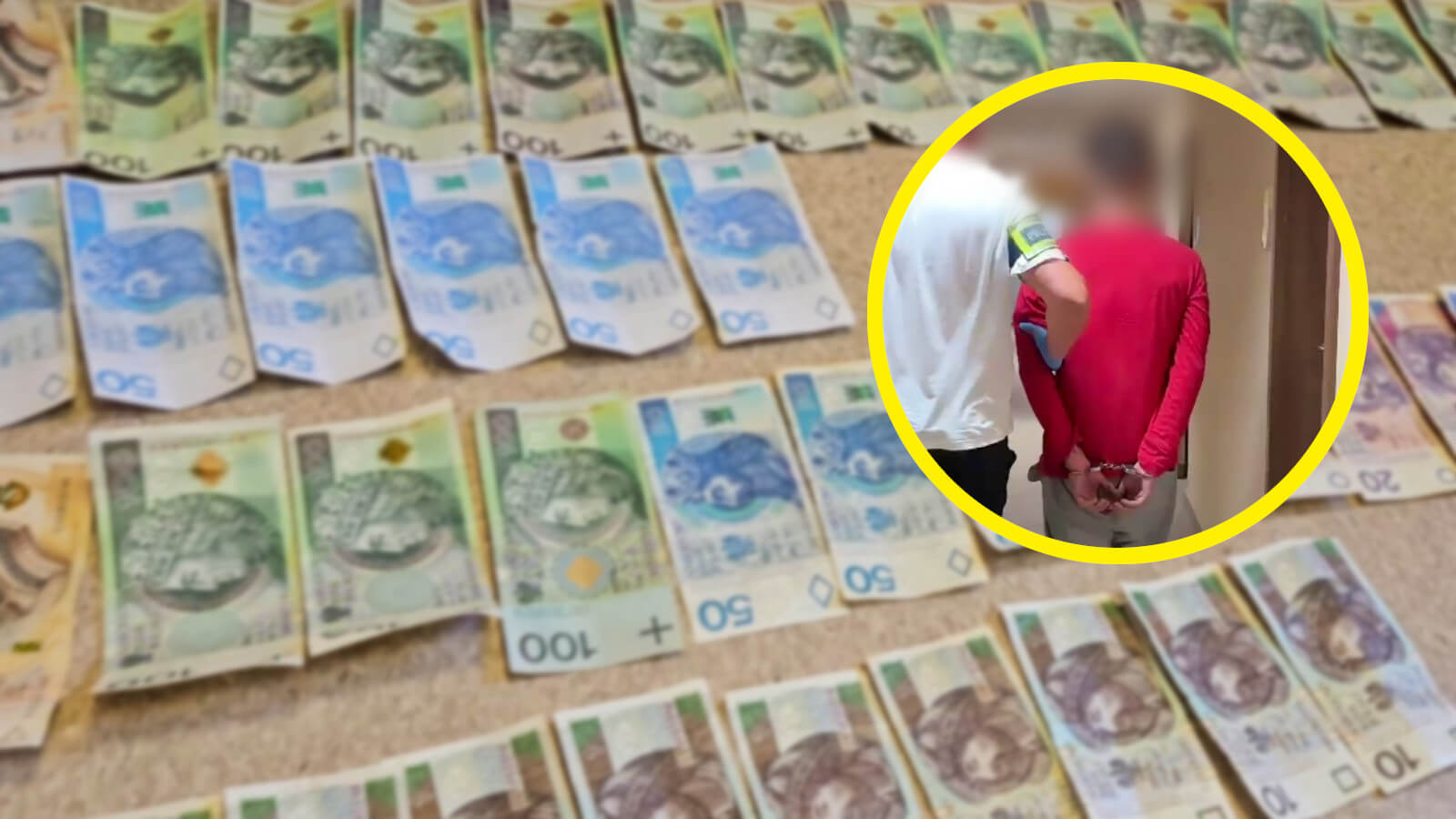 fałszywe banknoty Lubuskie - drukarnia pieniędzy