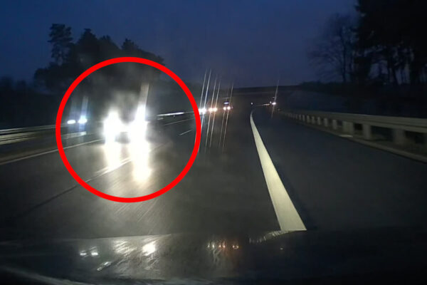 jechał pod prąd na S3 Zielona Góra