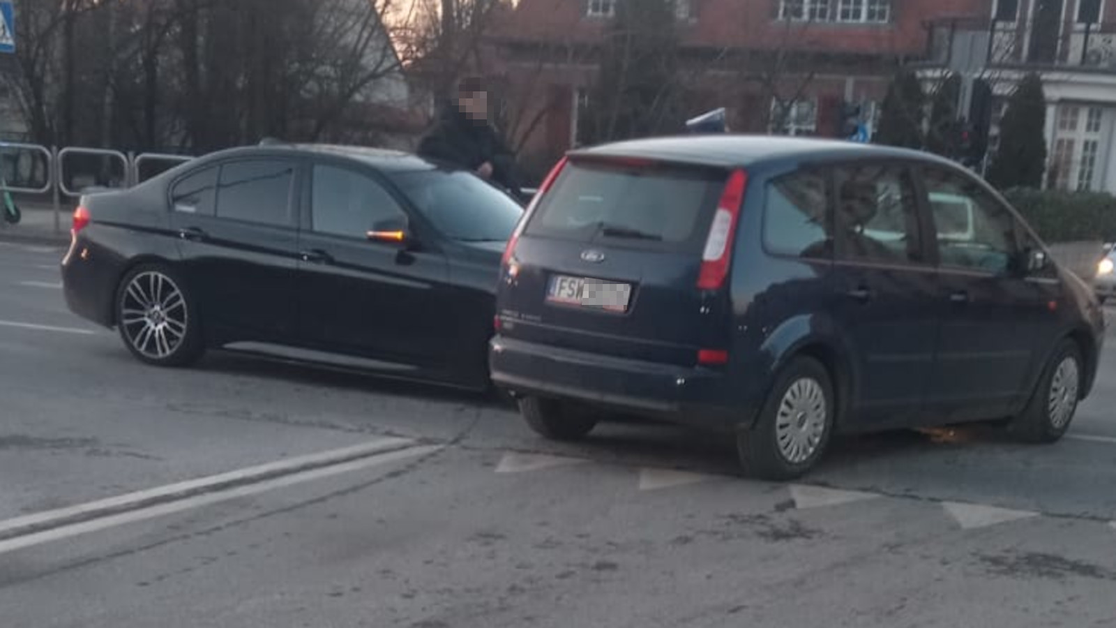 Kolizja Zielona Góra - Wypadek Zielona Góra Westerplatte