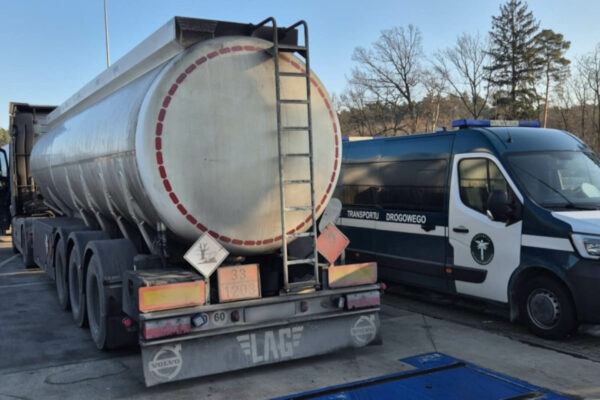 kontrole ITD Lubuskie - towary niebezpieczne ADR