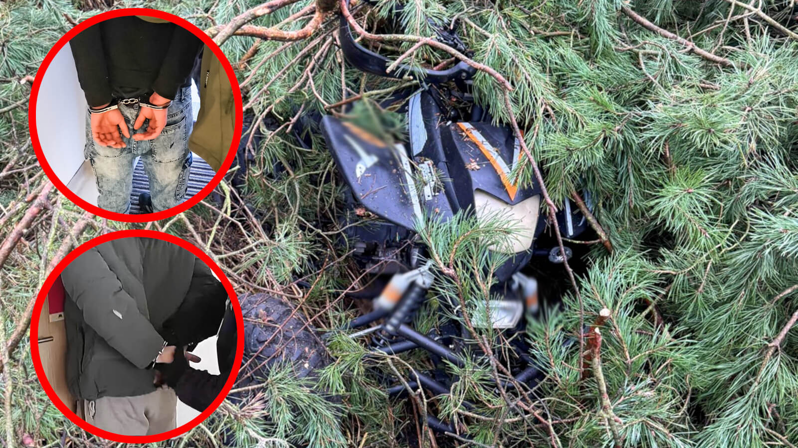 napad na właściciela quada Krosno Odrzańskie - pościg policyjny