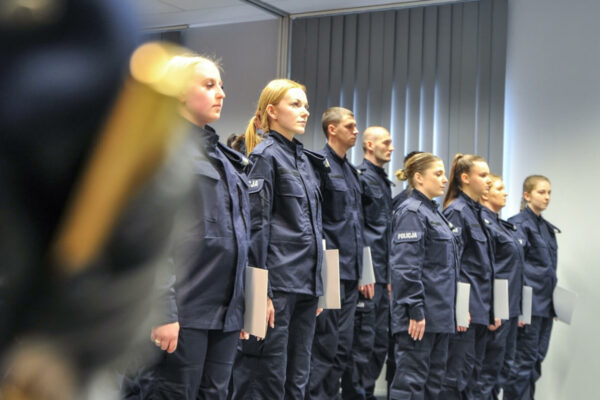 nowi policjanci Lubuskie - ślubowanie policjantów