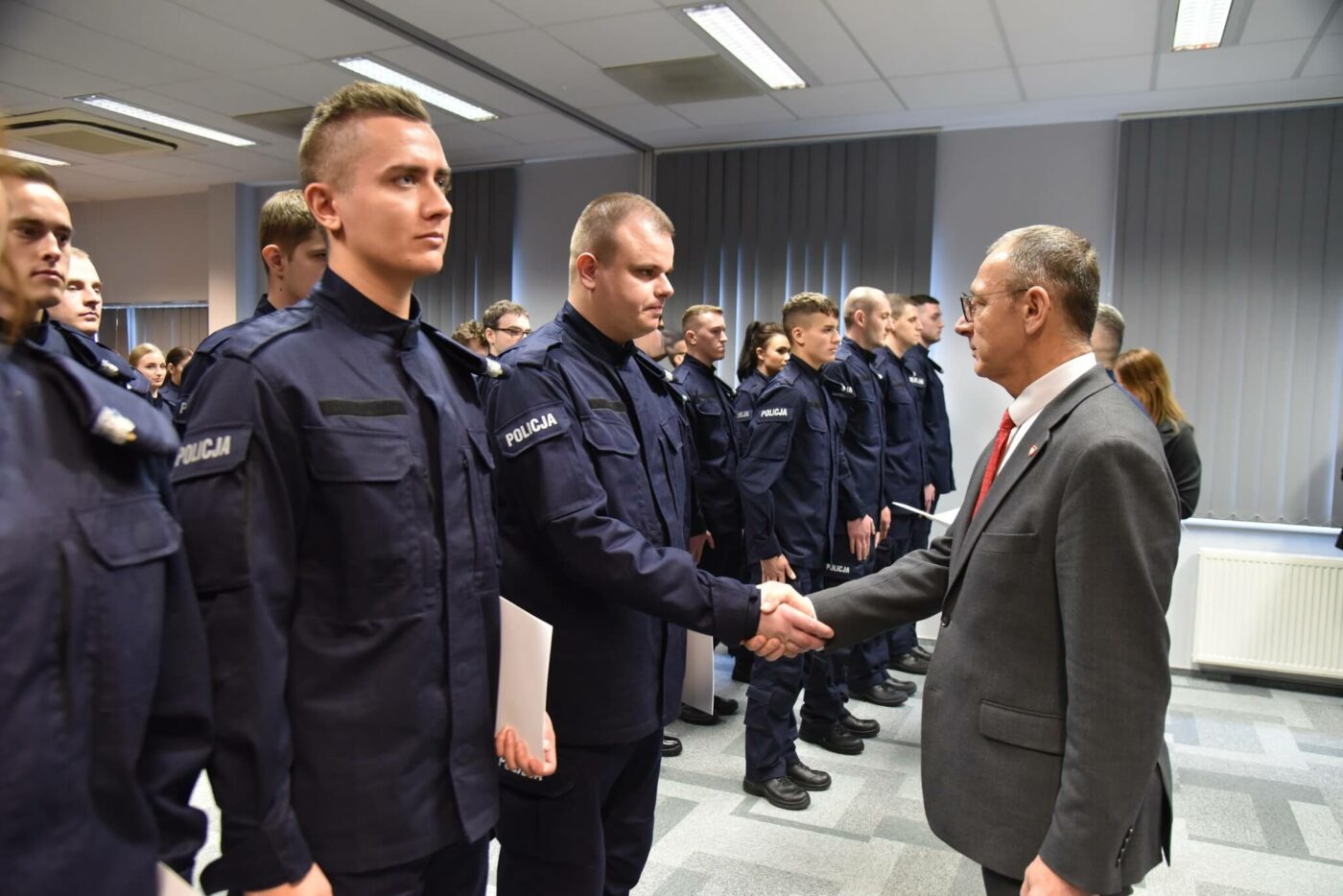 nowi policjanci Lubuskie - ślubowanie policjant&oacute;w