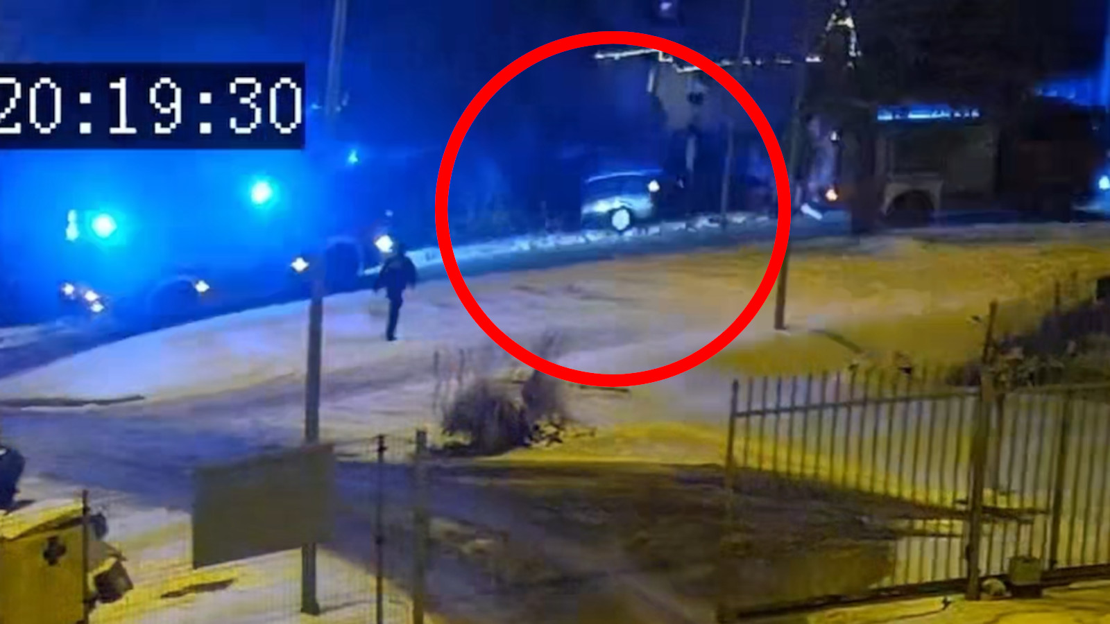 pijany kierowca Sulęcin - rozbił auto i uciekł