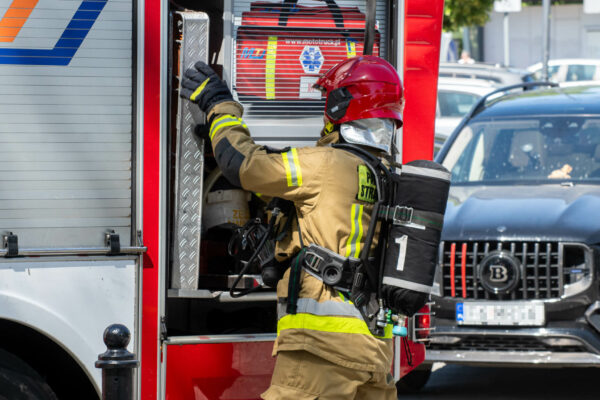 Pożar Gorzów Wielkopolski - Szpital psychiatryczny Gorzów