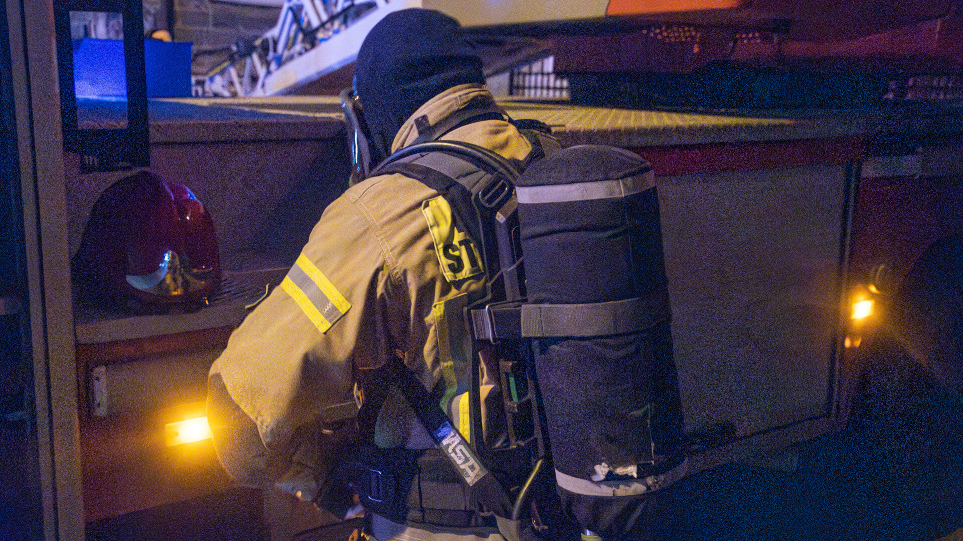 pożar Gorzów Wielkopolski - pożar kamienicy Gorzów Fabryczna