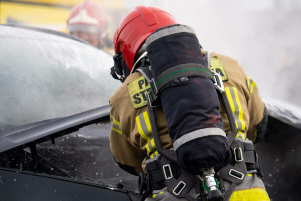 Pożar na S3 - Pożar Nowa Sól. Sytuacja na S3