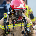 Pożar Żary kamienica Moniuszki - Straż pożarna Żary