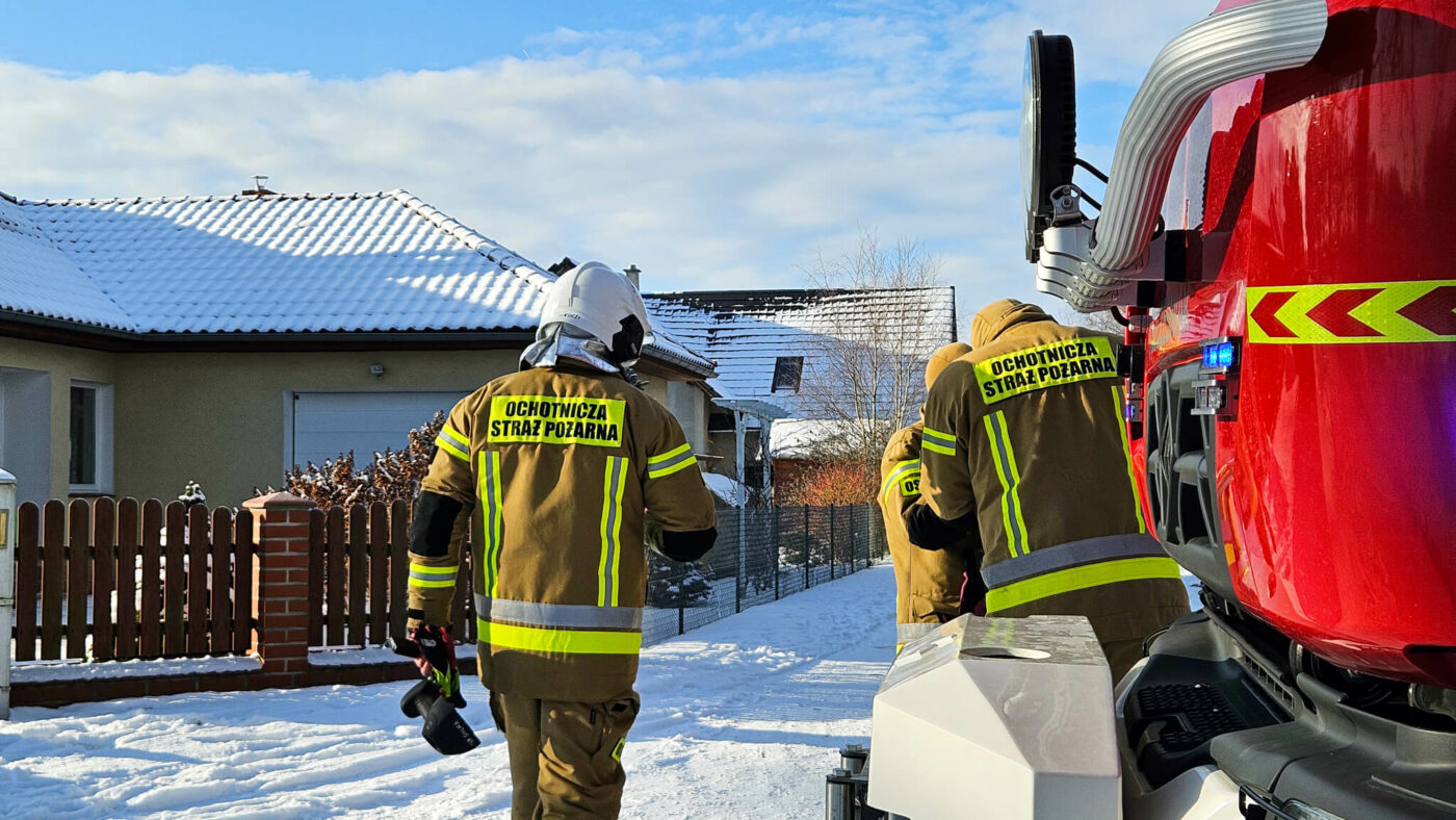 Pożar Zielona G&oacute;ra Zatonie - Pożar fotowoltaiki