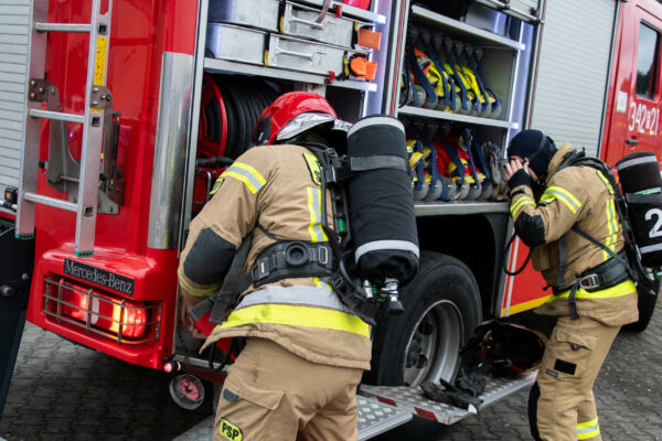 Pożar Zielona Góra - Pożar Zawada. Dom w ogniu