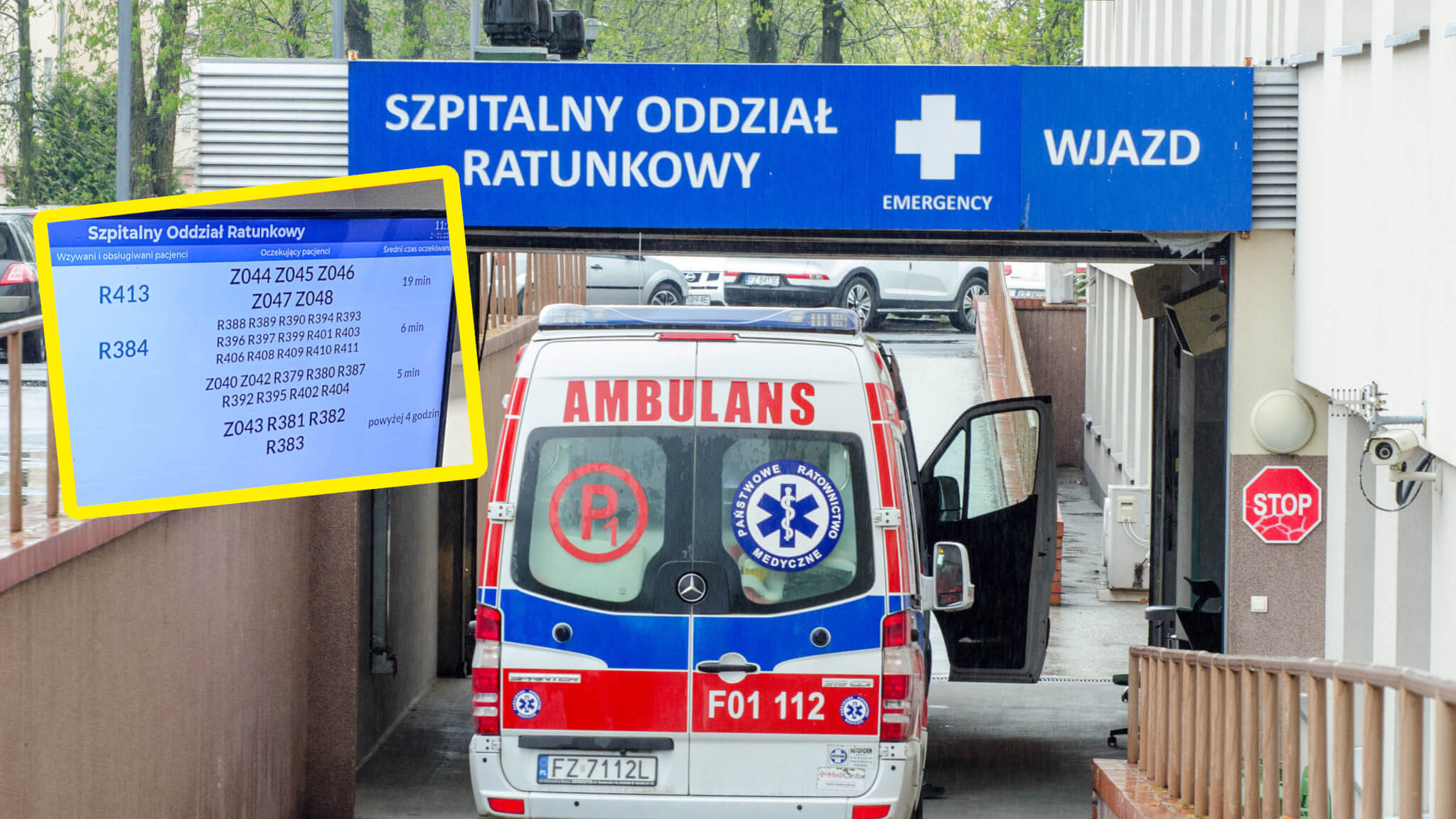 SOR Zielona Góra - gołoledź Zielona Góra