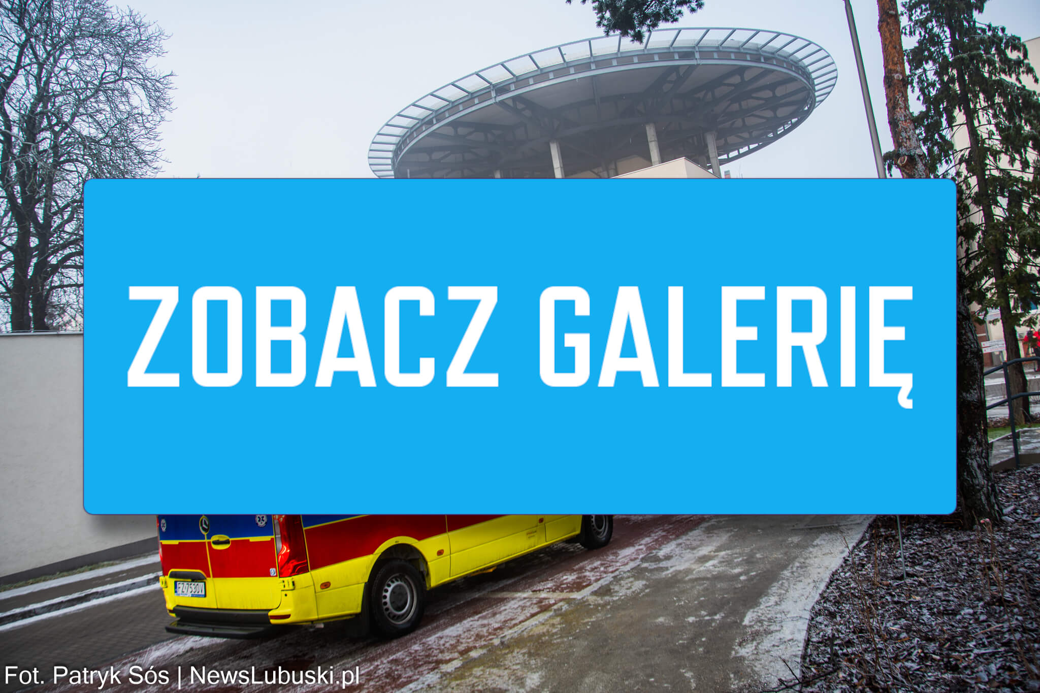 SOR w Zielonej Górze pęka w szwach. Lodowisko na chodnikach, kolejki karetek SOR Zielona Góra - gołoledź Zielona Góra. interwencje pogotowia