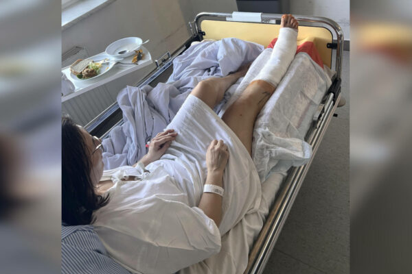 ślisko Zielona Góra - Szpital Zielona Góra upadki na lodzie