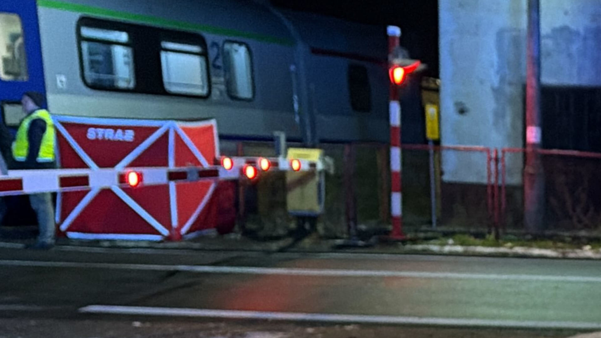 śmiertelny wypadek Słubice - przejazd kolejowy Słubice