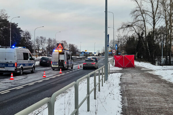 Śmiertelny wypadek Zielona Góra Trasa Północna