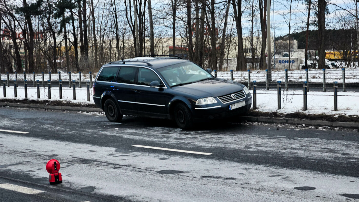 Śmiertelny wypadek Zielona G&oacute;ra Trasa P&oacute;łnocna